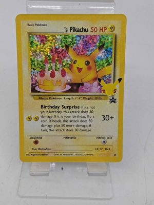 Pikachu Birthday Surprise Pokemon Card - BL425577-7