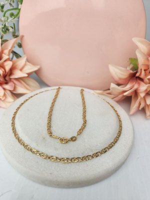 18ct Yellow Mariner Gold Necklace GN422656