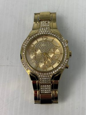 Gold guess watch (Missing one stone) #GN431451