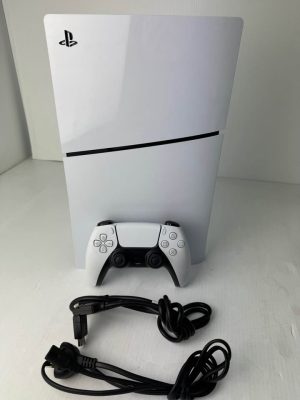 Sony PlayStation 5 Disc console with cords & controller #GN432098