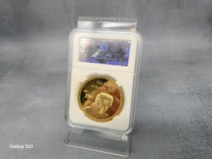 Worth Collection Elvis Presley "The King of Rock & Roll" 1935-1977 24K Gold-Plated Copper Coin - BP432130