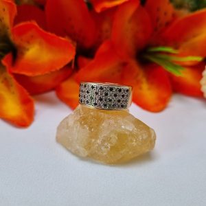 9ct Yellow Gold Cluster Dress Ring TW394592