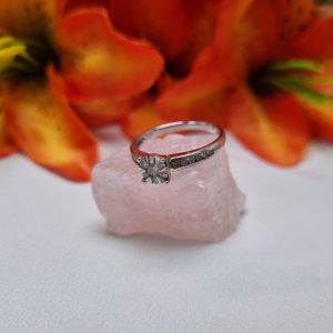 9ct White Gold Cluster Ring TW424749