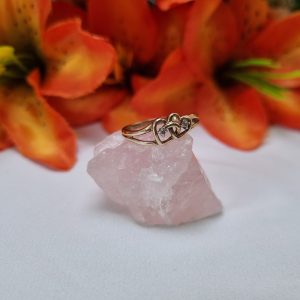 9ct Yellow Gold 9ct Yellow Gold Heart Filigree Ring TW407810