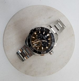 Men's Tag Heuer Aquaracer 300M Quartz Chronograph Watch (CAY111A) - IP427248