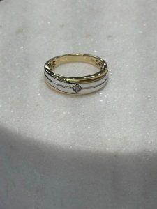 9ct yellow/White gold ring #GN430758