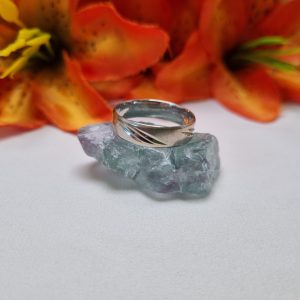 9ct White Gold Patterned Band TW390757