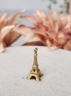 9ct Yellow gold Eiffel Tower Pendant GN400440-10