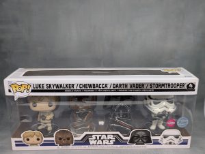 Pop! (Luke,Chewbacca,Darth Vader, Stormtrooper) Flocked Special Edition 4Pack Vinyls - BP431914