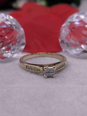 Ladies 9ct Gold Diamond Wedding Ring - BL391313