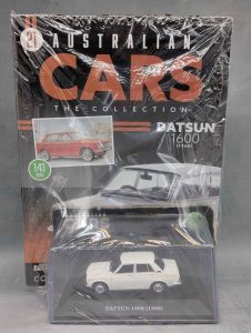 Australian Cars The Collection Datsun 1600 (1968) Model Car & Magazine - BP429756-9