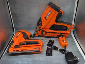 Paslode TrimMaster 16A & FrameMaster Bundle w/ 3 x Batteries - BP431642