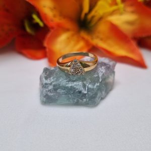 18ct Yellow Gold Cluster Ring TW422445