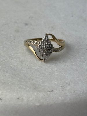9ct yellow gold ring #GN431825