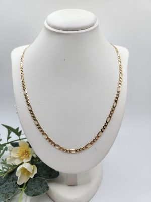 9ct Yellow Gold Figaro Chain GN430425