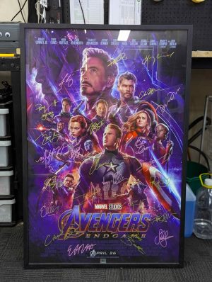 Avengers Endgame Framed Poster Signed By Cast w/ COA - BP433923