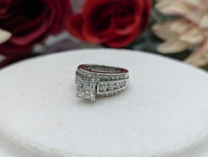 Valuated Ladies 14CT White Gold Diamond Channel Set Ring (11.27gms) - BP421431