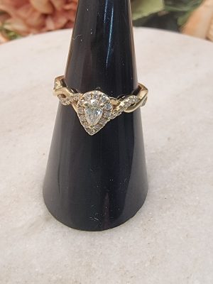 Ladies 14CT Yellow Gold Diamond Ring 3.27GMS w/ VAL - IP370782
