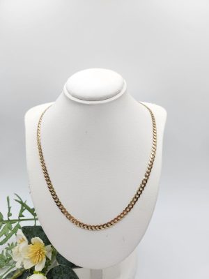 9ct Yellow Gold Curb Link Chain GN433350