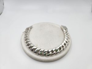 Heavy Silver Curb Link Bracelet GN435327