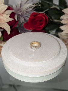 18CT Gold Ring with Lab Grown Diamonds Valuated - BP408151-1