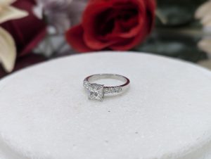 Valuated Ladies 18CT White Gold Diamond Set Ring (3.68gms) - BP421432