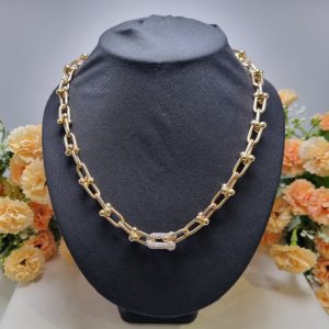 18ct Yellow Gold Graduated Link Chain TW436927