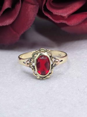 Ladies 14ct Gold Victorian Revival Ring - BL433136
