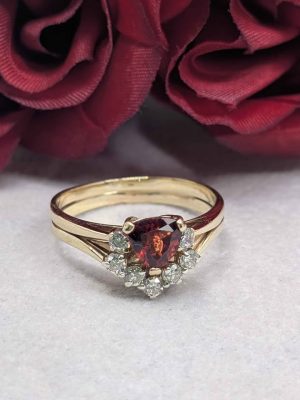 Ladies 9ct Gold Diamond Cocktail Ring - BL433845