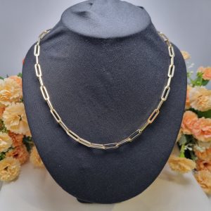 18ct Yellow Gold Paperclip Chain TW422447