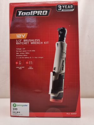 Toolpro 1/2" Ratchet Wrench w/ 2Ah Battery & Charger - IP434093