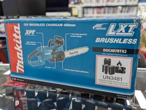 Makita 18V Brushless 400mm Chainsaw w/ 5Ah Battery & Charger (DUC407RTX2) - BP431593