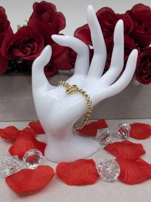 Ladies 10ct Yellow Gold Bracelet - BL433685