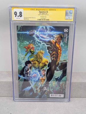 Graded and Signed Aquamen Comic - BL433985