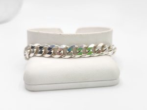 Silver Curb Link Bracelet GN436833