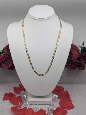 9ct Gold Unisex Curb Link Chain - BL338123