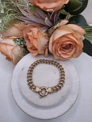 9CT Two toned Gold Ladies Bracelet - IP404237