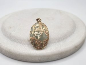 14ct Yellow Gold and Jade Pendant GN438576