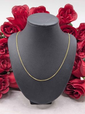 Ladies 18ct Yellow Gold Venetian Necklace - BL411528