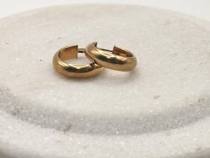 9ct Yellow Gold Hoop Earrings GN438001