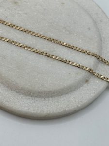 9ct Thin Curb Link Chain - GN403166