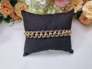 9ct Yellow Gold Roller Link Bracelet TW405960