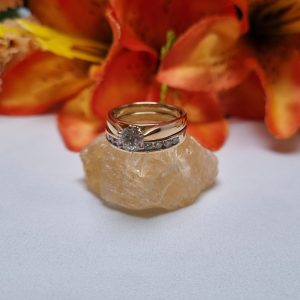 18ct Yellow Gold Diamond Bridal Set TW422097