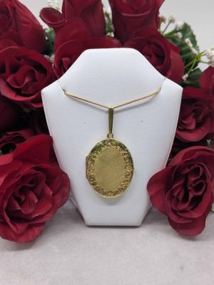 Ladies 14ct Yellow Gold Locket Pendant - BL417974