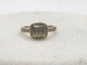 9ct Yellow Gold and Diamond Ring GN437361