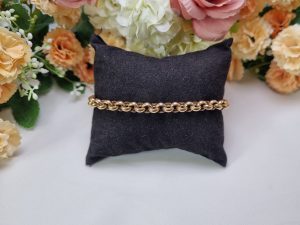 9ct Yellow Gold Belcher Link Bracelet TW420935