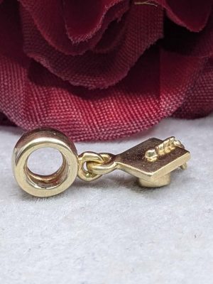 Ladies 14ct Yellow Gold Graduation Cap Pandora Charm - BL436585