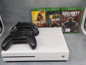 Microsoft Xbox One S Console w/ 3 x Games & 2 x Controllers - BP439996