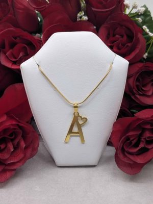Ladies 22ct Yellow Gold A Pendant - BL390797