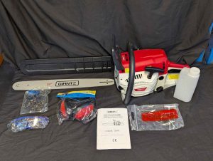Giantz Pro 20" E-Start Petrol Chainsaw - BP437621